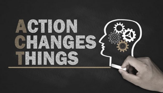 action changes things on blackboard